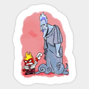 Anger and Hades Sticker